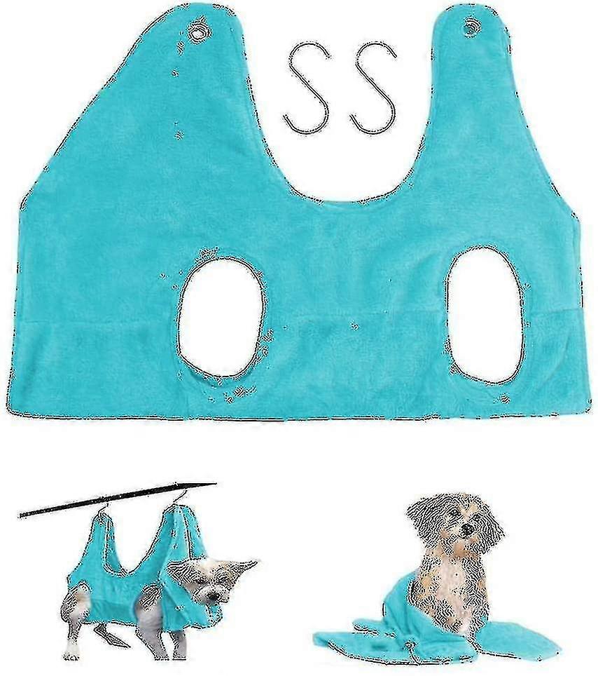 2 In 1 Pet Grooming Nail Trimming Hammock Helper Drying Towel Restraint Bag