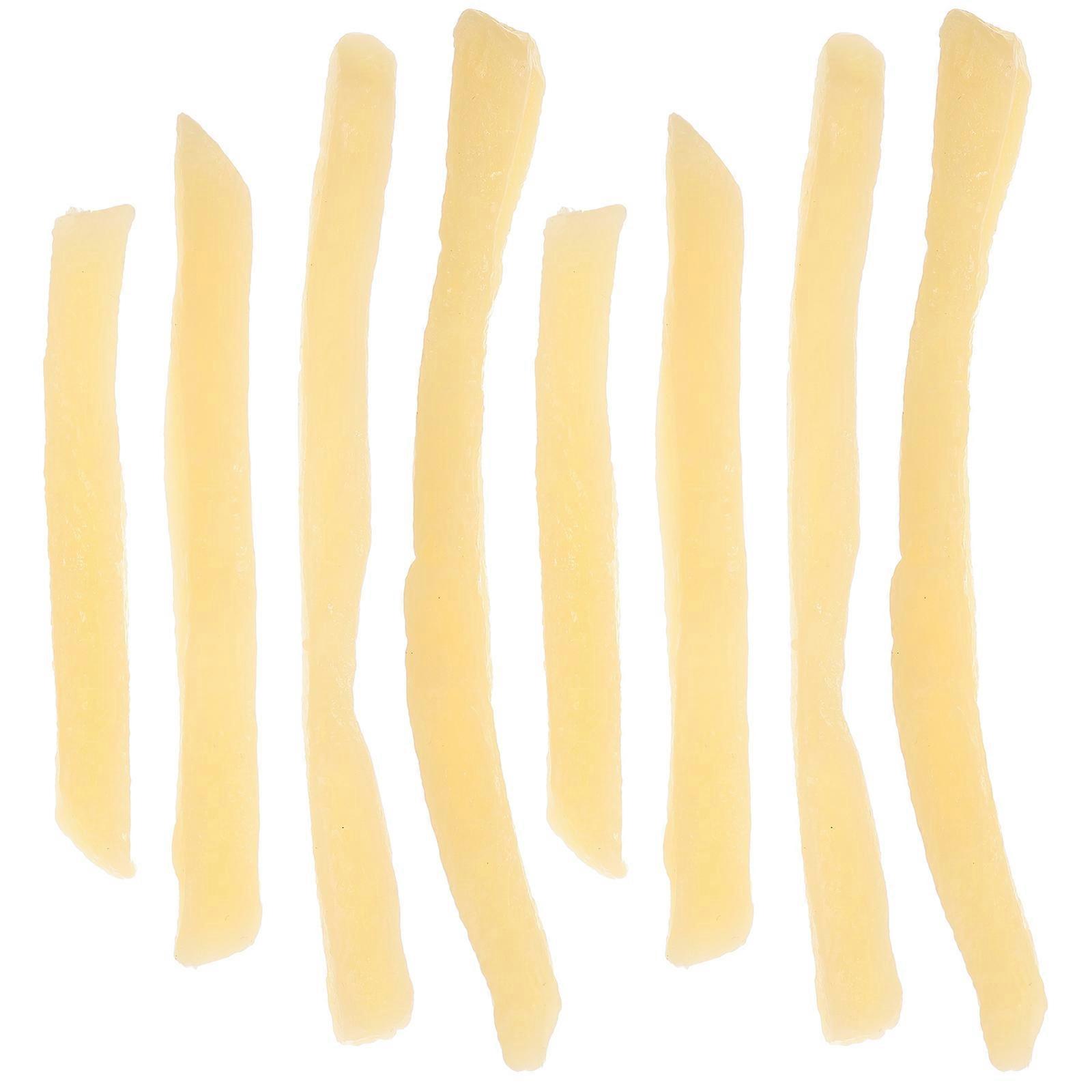 30pcs Simulated Fries Model Plaything Realistic Fries Model Adornment for Party