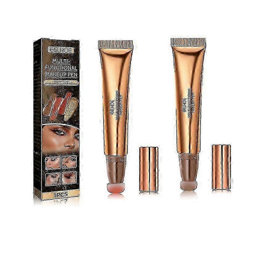 Eelhoe עט איפור רב תכליתי קונטור פנים מקל יופי תיקון אור גבוה סומק רב תכליתי עט איפור -3204916069343