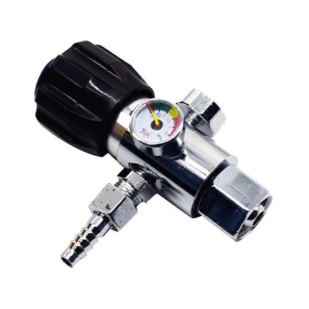 Portable Alloy Tool Oxygen Pressure Reducer Mini Welding Anti Fall Gas Meter Clear Scale Rustproof Regulator