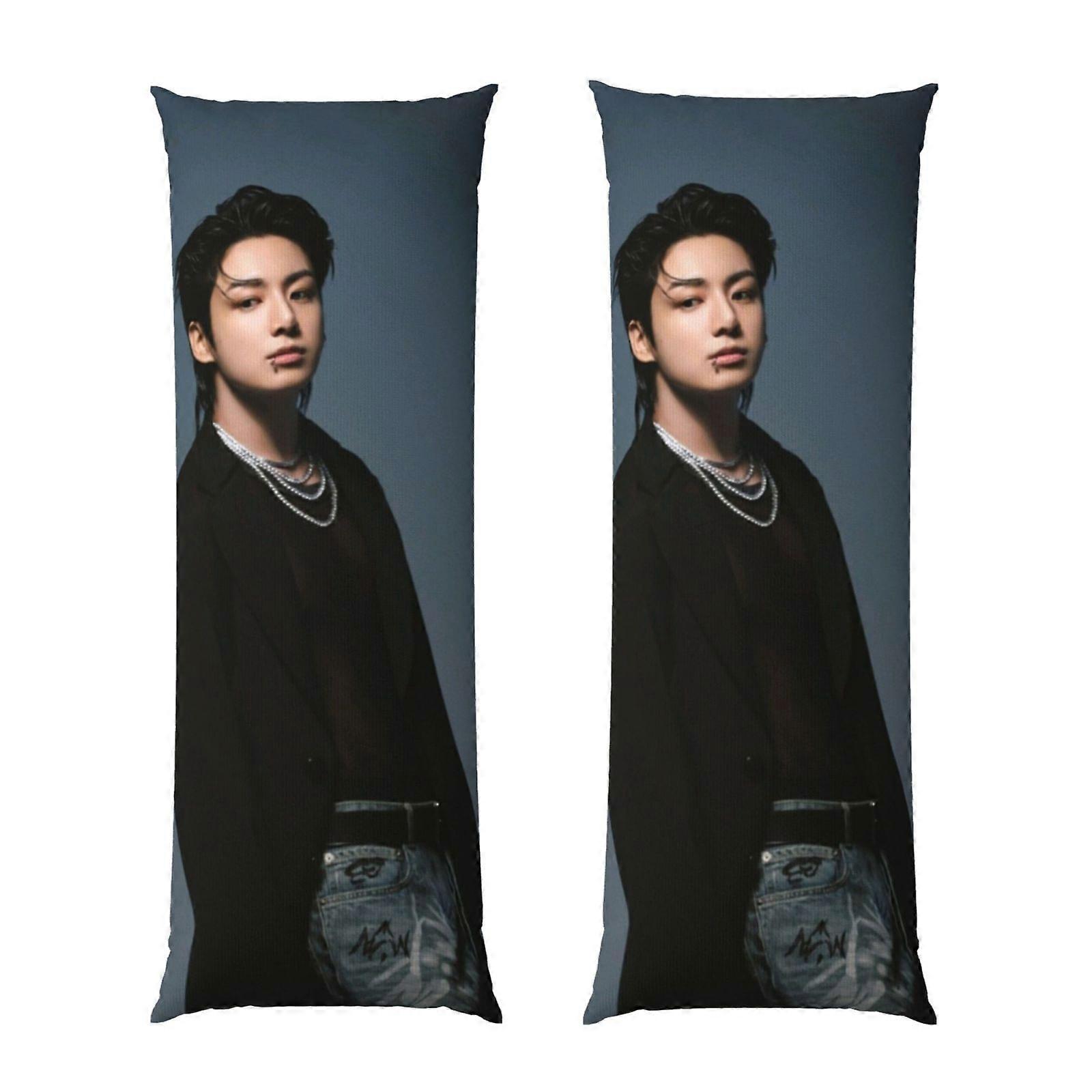 BTS Jung Kook (1) Fronha de Corpo BTS Jung Kook (1) Capa de Almofada de Tamanho Completo-ML859