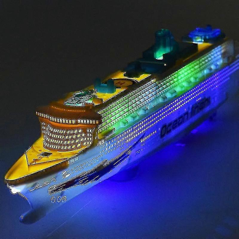 الكهربائية المحيط اينر سفينة سياحية لعبة وامض الموسيقية الاطفال التعليمية نموذج-hy