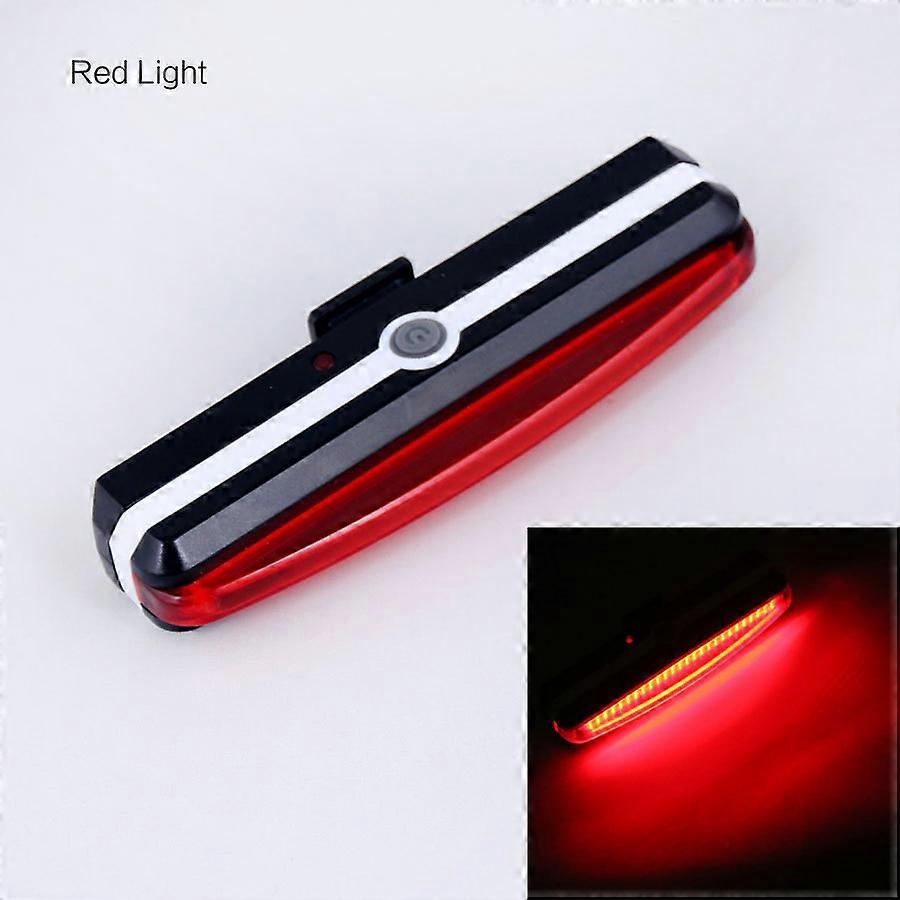 Bicycle light tail light COB warning light USB safety light