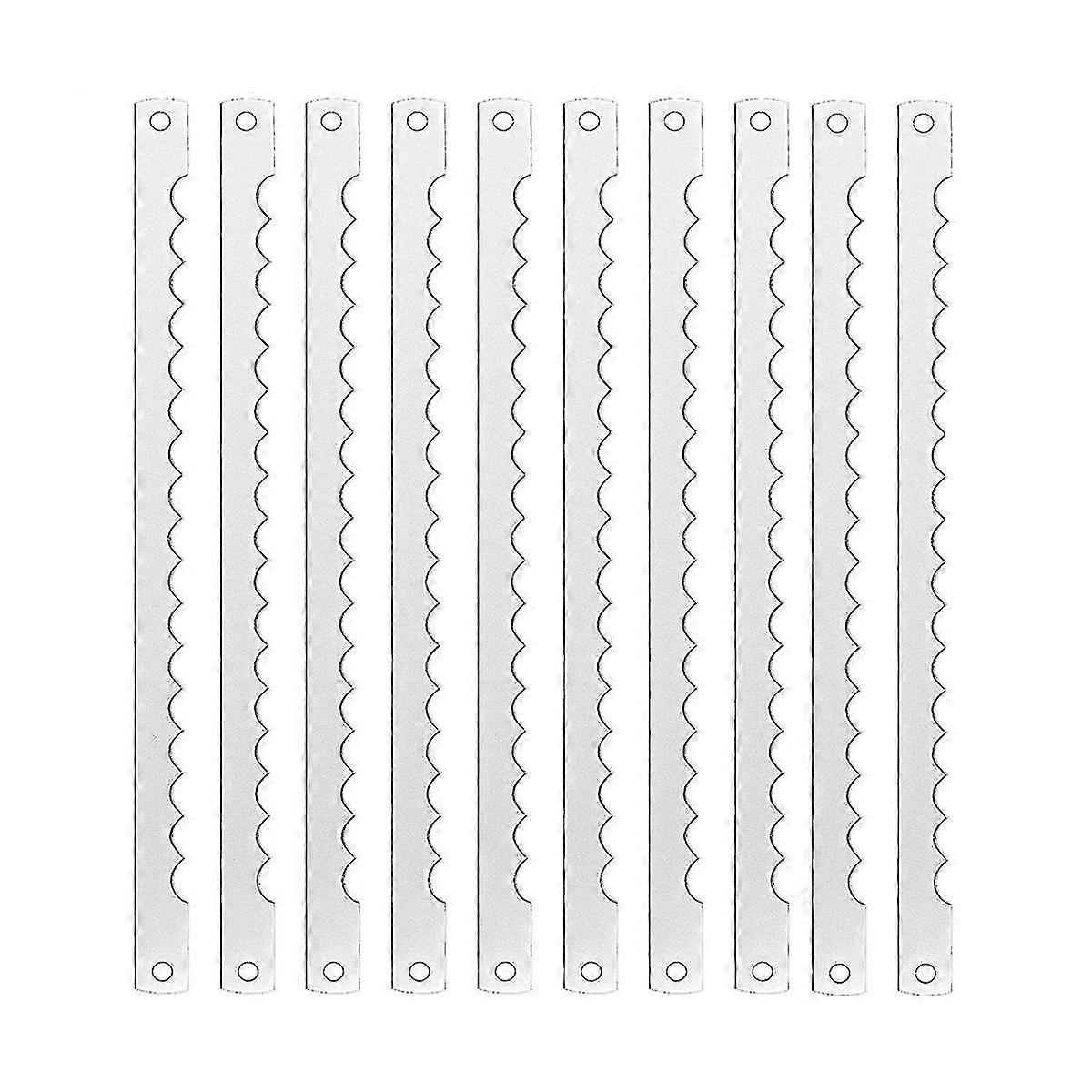 Bread Bow Blades Less Steel Replacement Blade Bread Blade For Cake Bread Cutting 10pcs