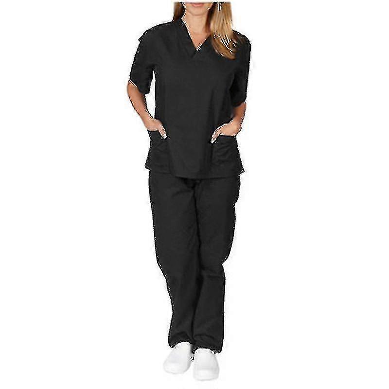 مقشر نسائي يحدد مقشرات طبية (رقبة على شكل V مع بنطلون شحن) من متجر جوانزاي