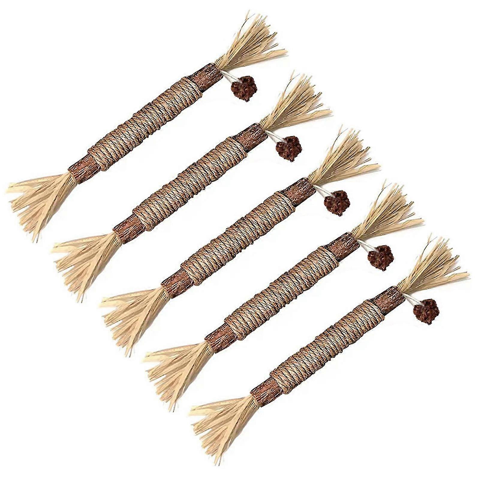 1pcs/3pcs/5pcs Catnip Cat Toys Chewing Sticks For Cat Natural Silvervine Pet Teeth Cleaning Toy