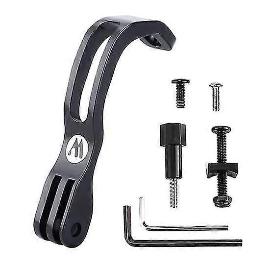 1 Set Bike Front Fork Light Bracket Rustproof High Stability Easy Installation Adjustable Lamp Holder Camera Stand MTB Accessories-Good