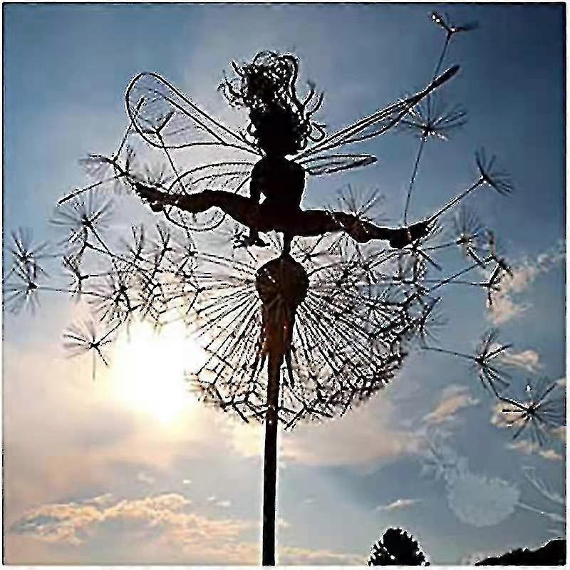 الجنية حديقة المنحوتات حصة المعادن الفن الديكور الجنيات والهندباء