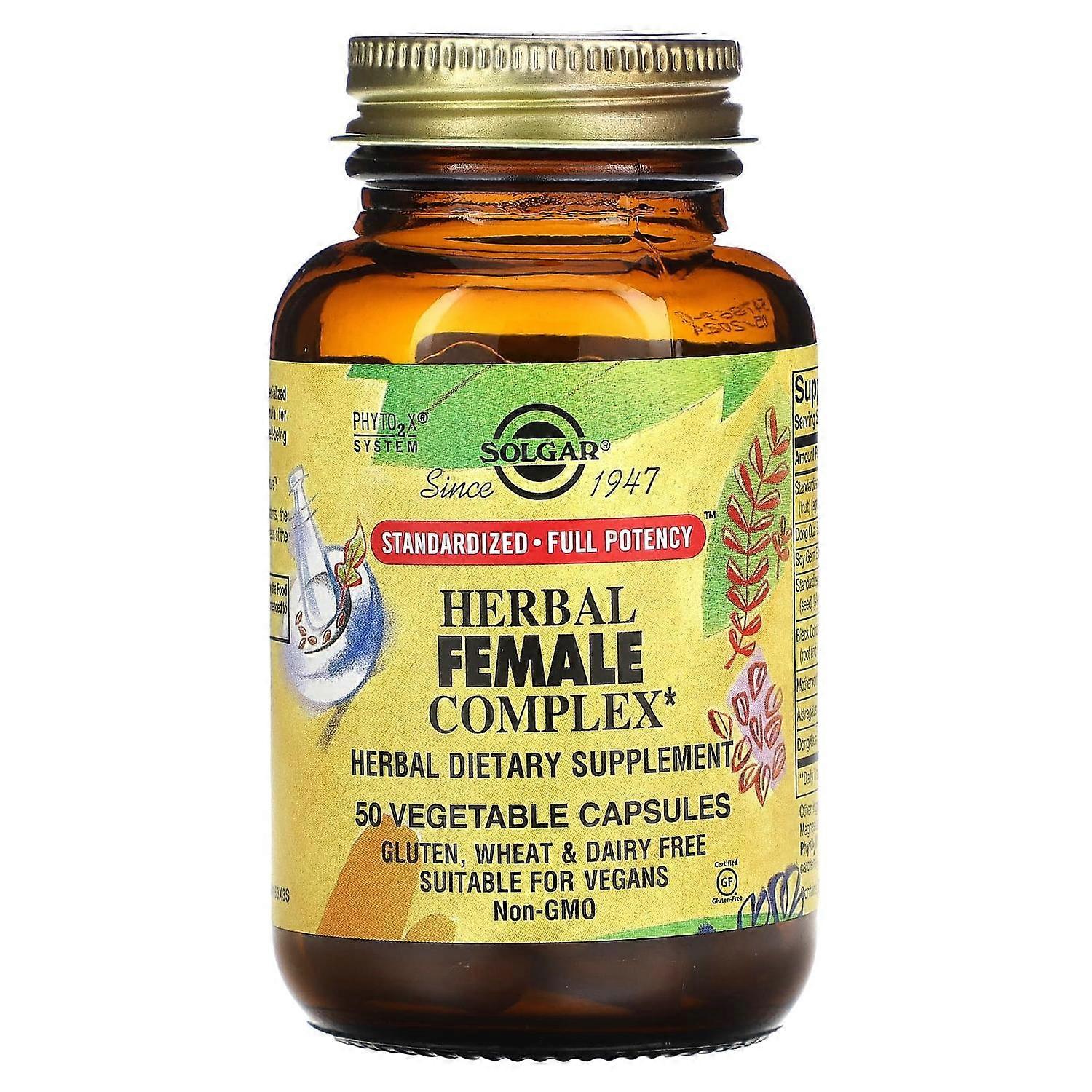 Solgar, Herbal Female Complex, 50 Vegetable Capsules