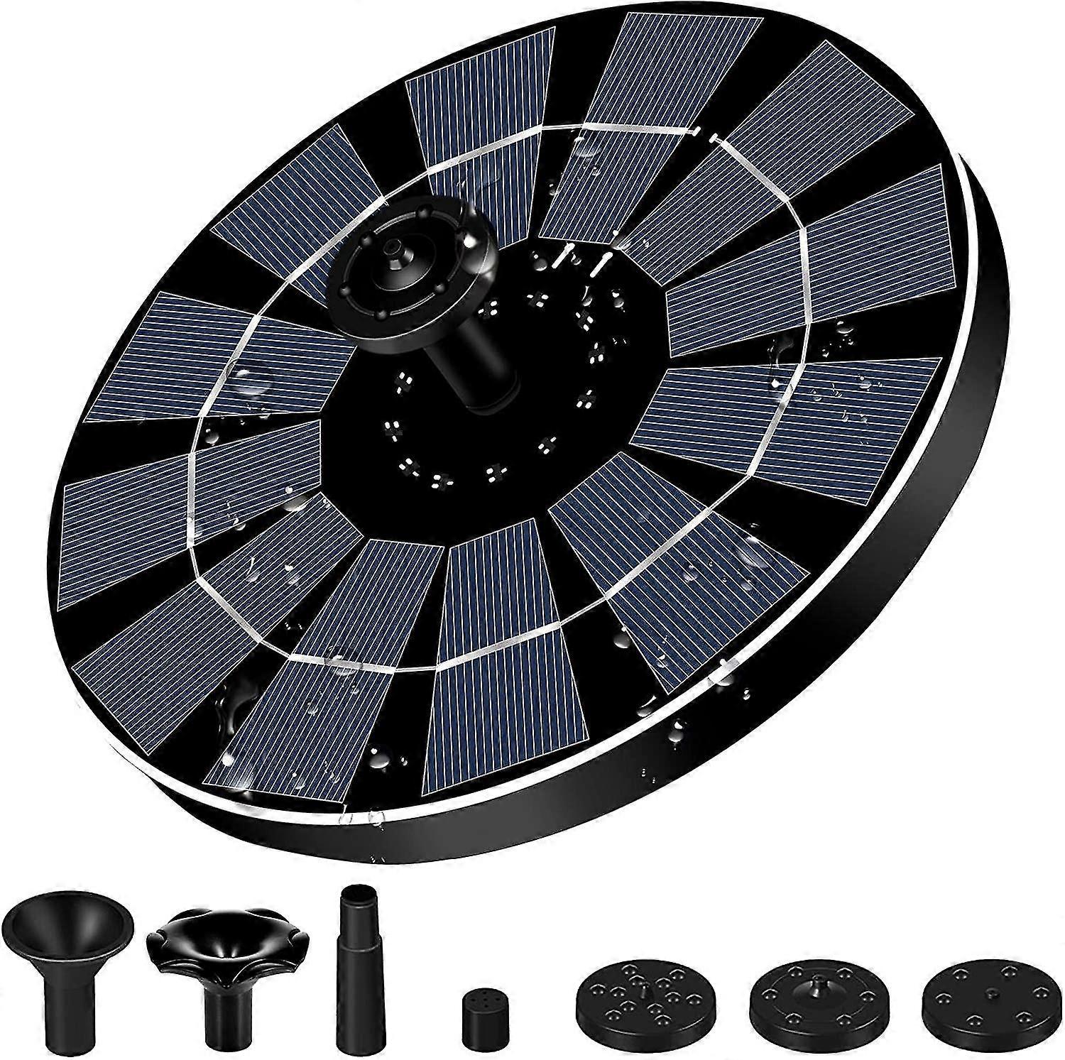 מזרקת מזרקת מזרקת מים סולארית בהספק גבוה, מזרקת אמבט ציפורים בבריכה סולארית