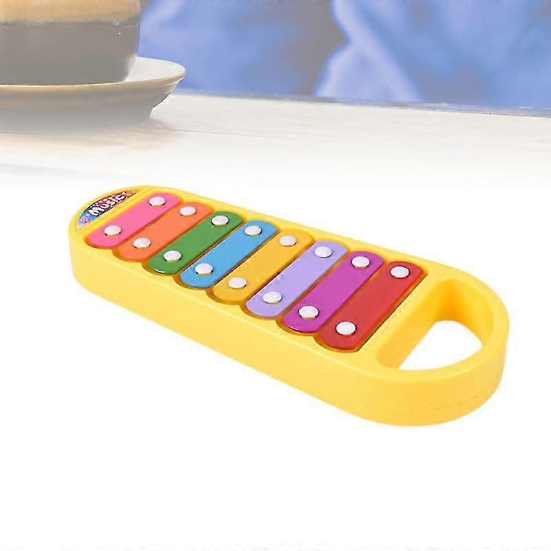 dessin animé Jouet Percussion Pour Enfants Huit Tons Main Frappant Sur Le Piano Main Knock Xylophone Glockenspiel Enfants Nourrissons Jouet Éducatif Musical (Aléatoire