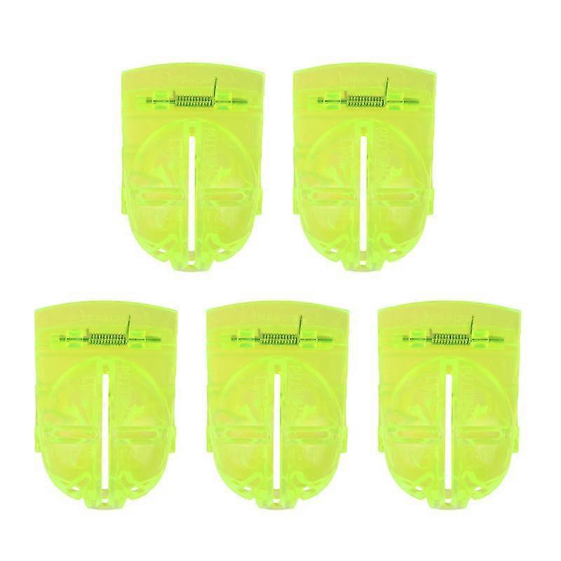 5pcs Professional Ball Line Liner Practical Marker Tool Durable Outdoor Training Drawing Marking Putting Tool (Yellow)