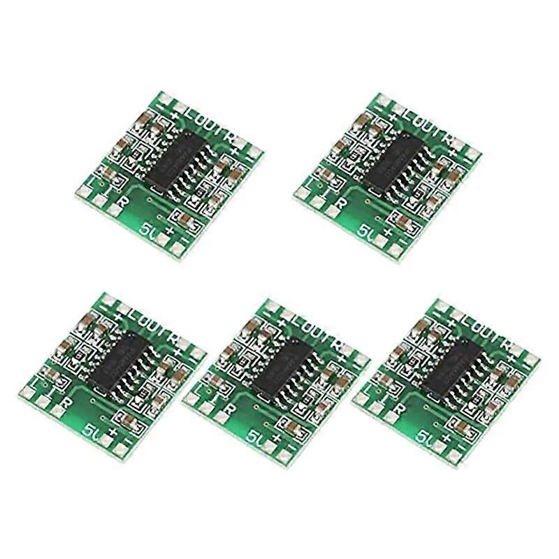 5 Pcs Digital Power Amplifier Board 2X3W Type D PAM8403 Audio Module DC 5V Digital Audio Amplifier Board Module