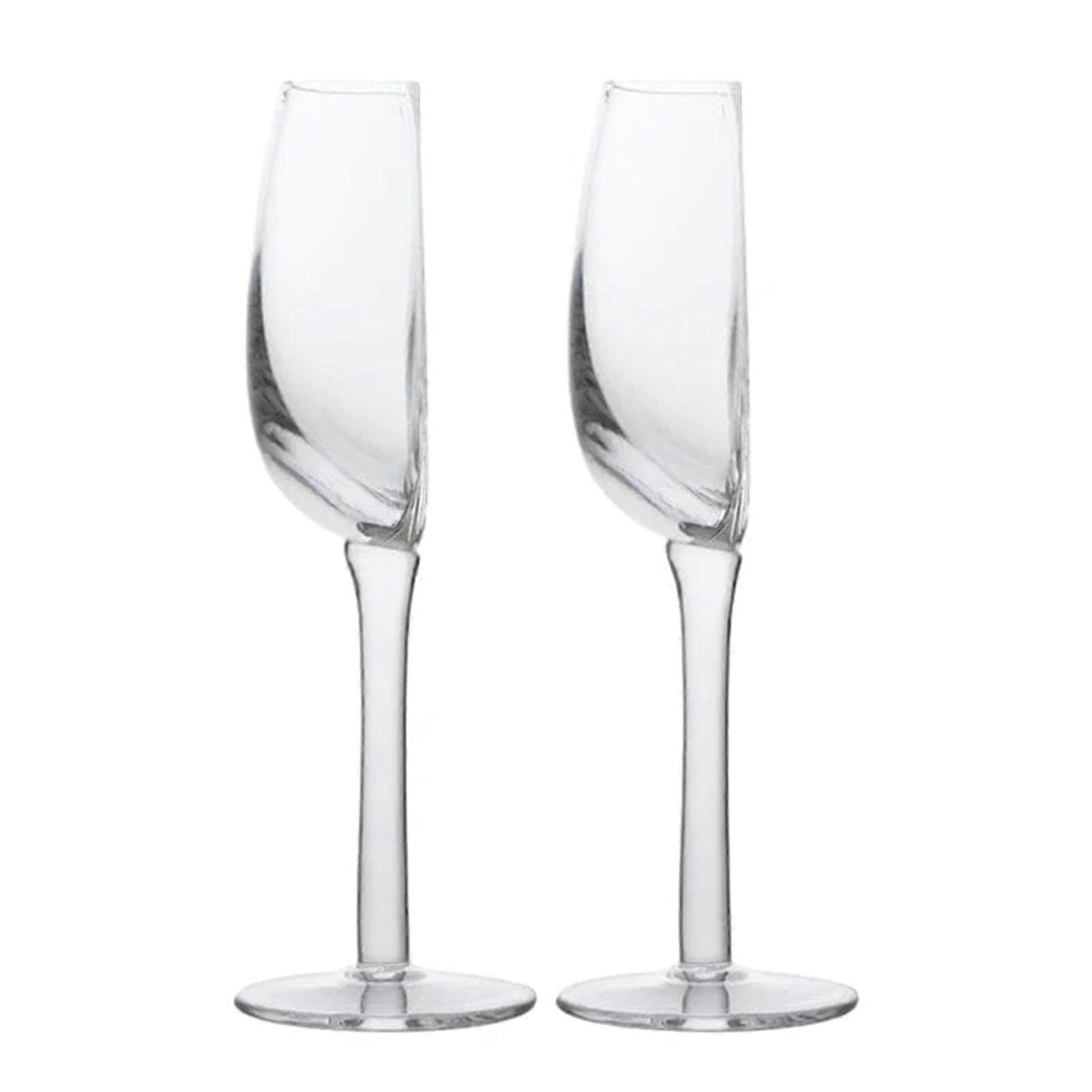 Half a Glass of Wine Goblet 1/2 Piece Set Household Stylish Wine Cups for Champagne Wine