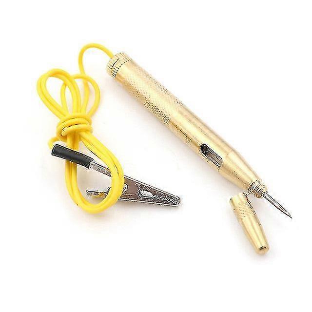 Dc 6v 12v 24v Copper Voltage Test Pen Car Lamp Circuit Tester Lamp Detector Searchlight System Relay Tester Diagnostic Tools