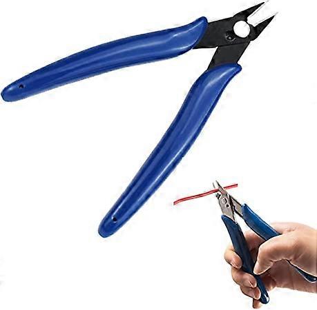 ZK-Precision Wire Cutters Durable Mini Side Cutters Mini Wire Cutters with Opening Spring for Hard, Soft and Extra Fine Wires or Other Wires