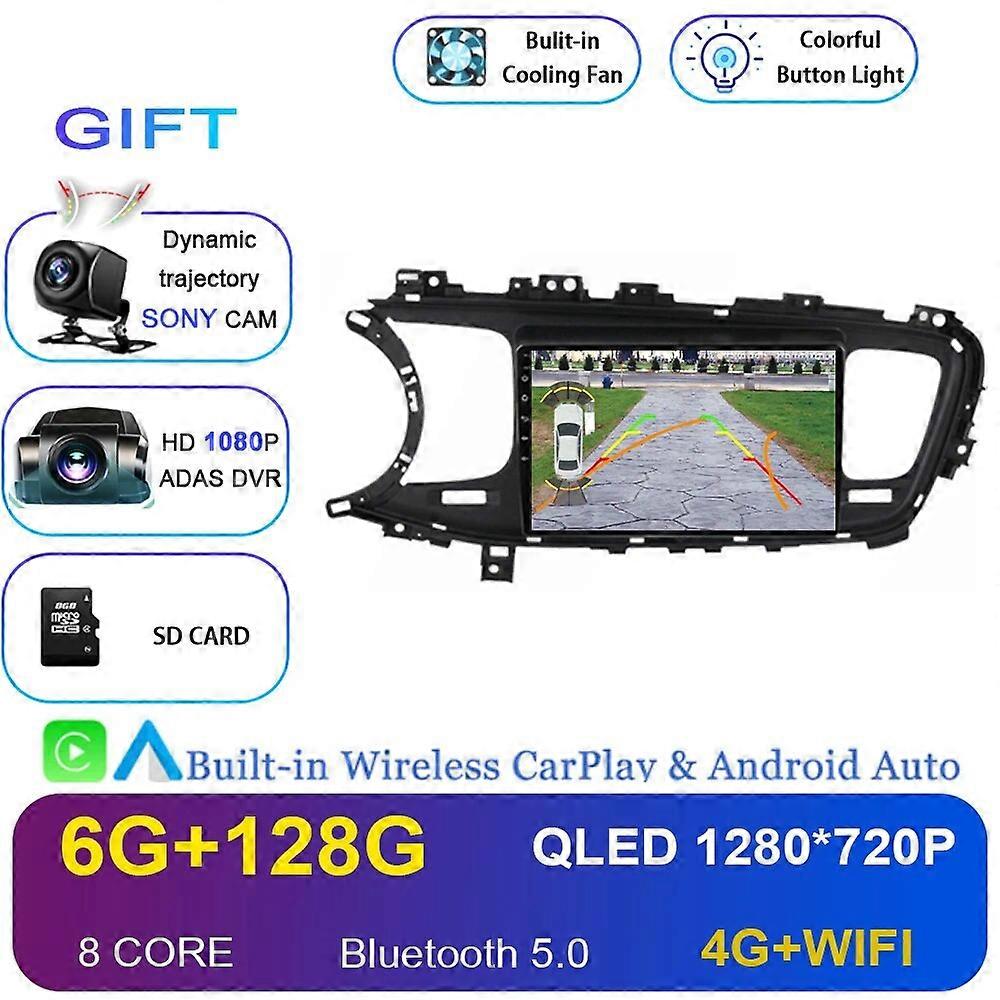 Android 13 Car Radio For Kia Optima K5 20 BT Octa-Core Stereo Headunit Player GPS 2din Multimedia Wireless  Carplay No Dvd 360