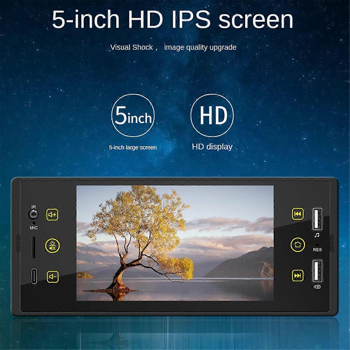 5-Inch Car MP5 Player Wireless CarPlay Android Car Portable Radio Audio System Head Unit 1 Din Car