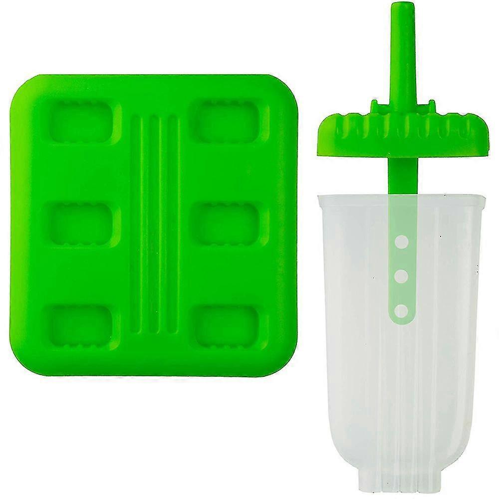 Reusable Popsicle Molds Ice Pop Molds Maker Silicone Funnel- Set Of 6