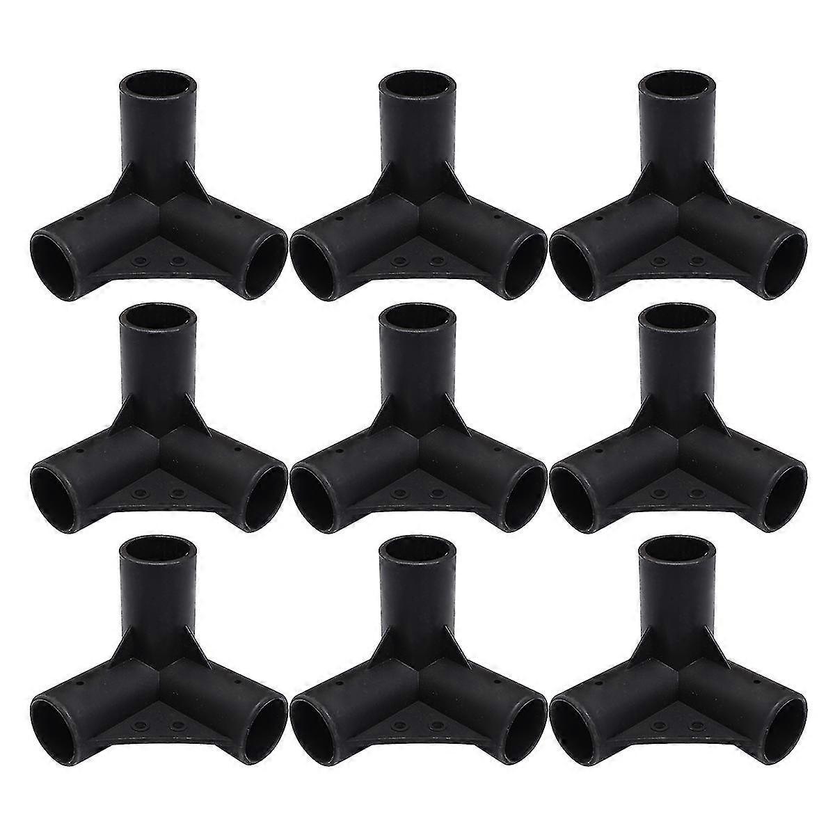 10 Pcs Hose Connectors Hose Shut Valve Furniture Elbow Fittings Building Pipe Connector 4 Way Tee Fitting Hose Pipe Connector