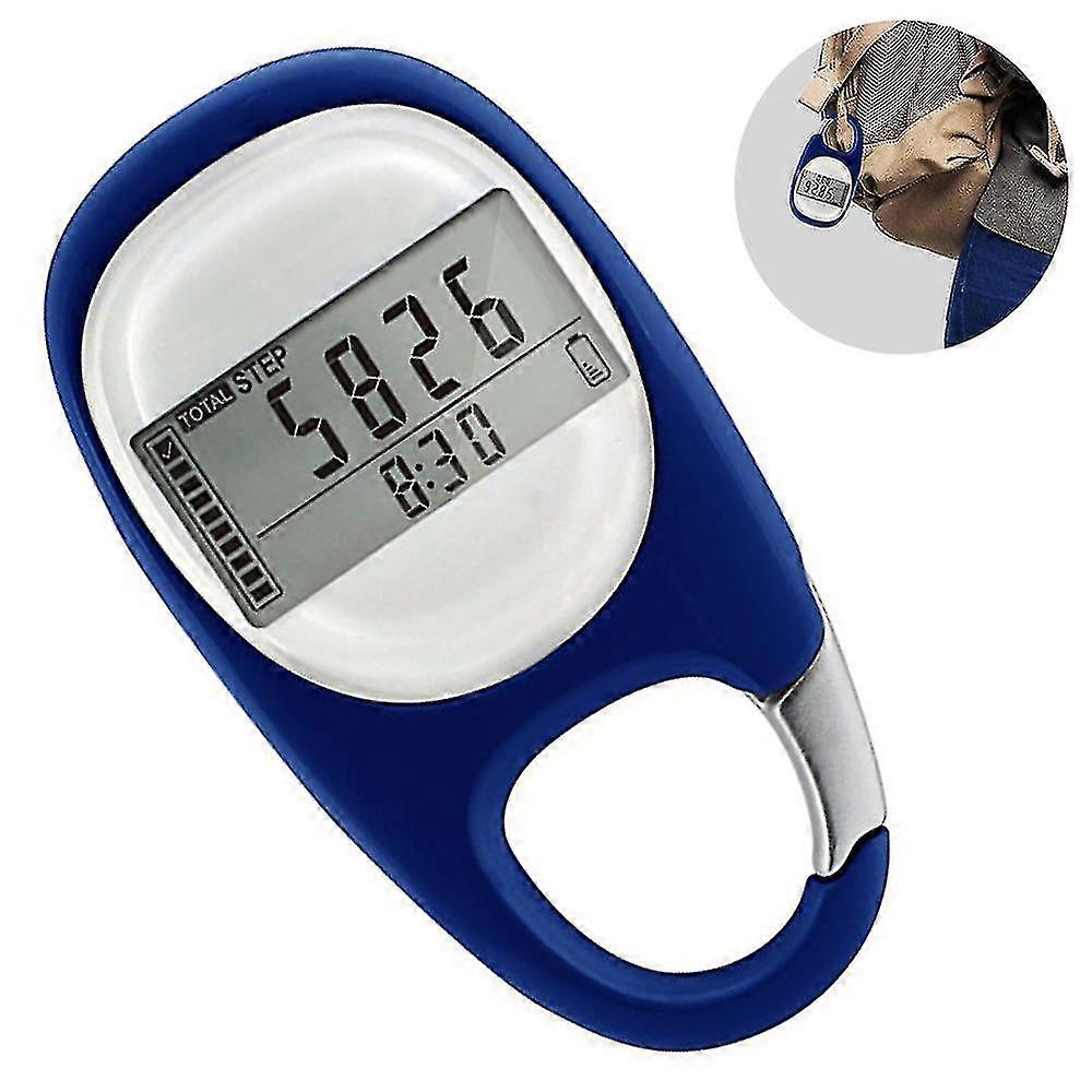 3d Digital Simple Walking Distance Clip On Pedometer Step Counter