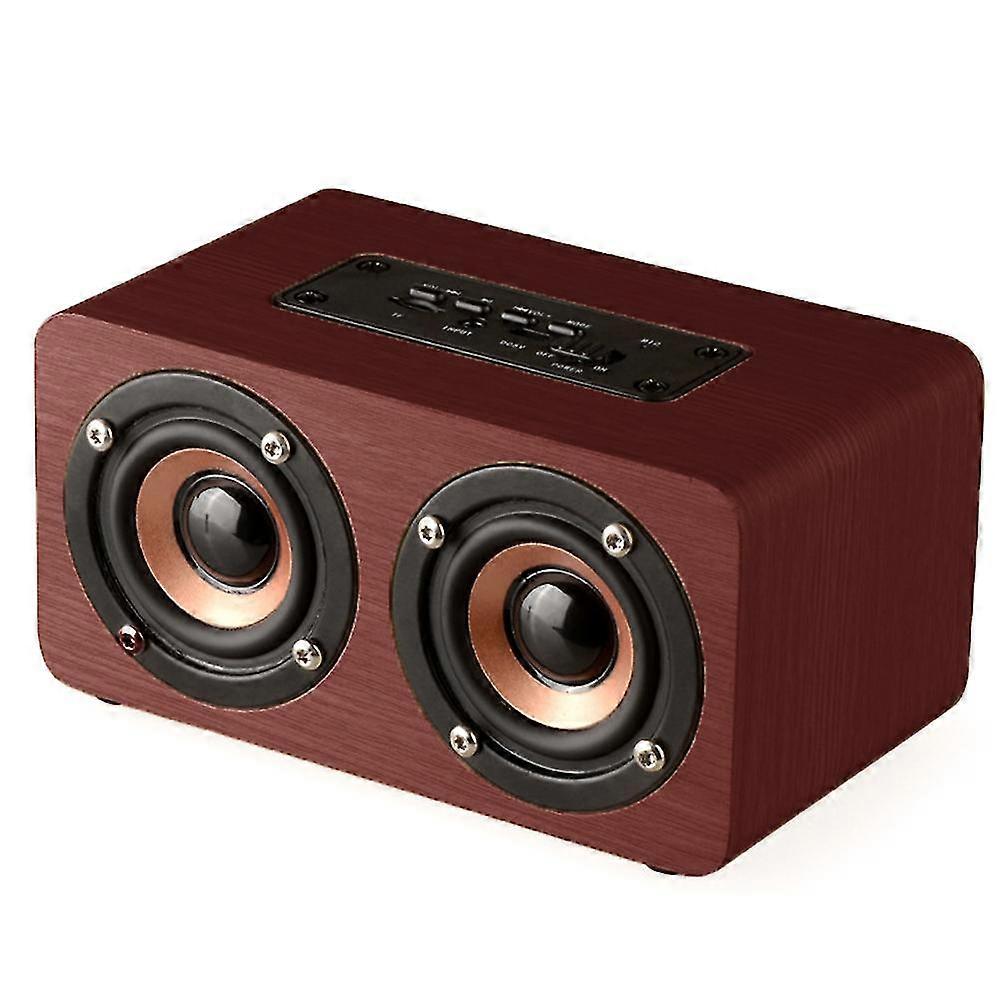 Wooden Combination Speaker Wireless Stereo Bluetooth 4.2 Speaker