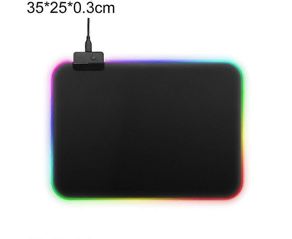 RGB LED Lighting PC Computer Starry Sky Illuminated Mouse Pad Gaming Keypad Mat - S