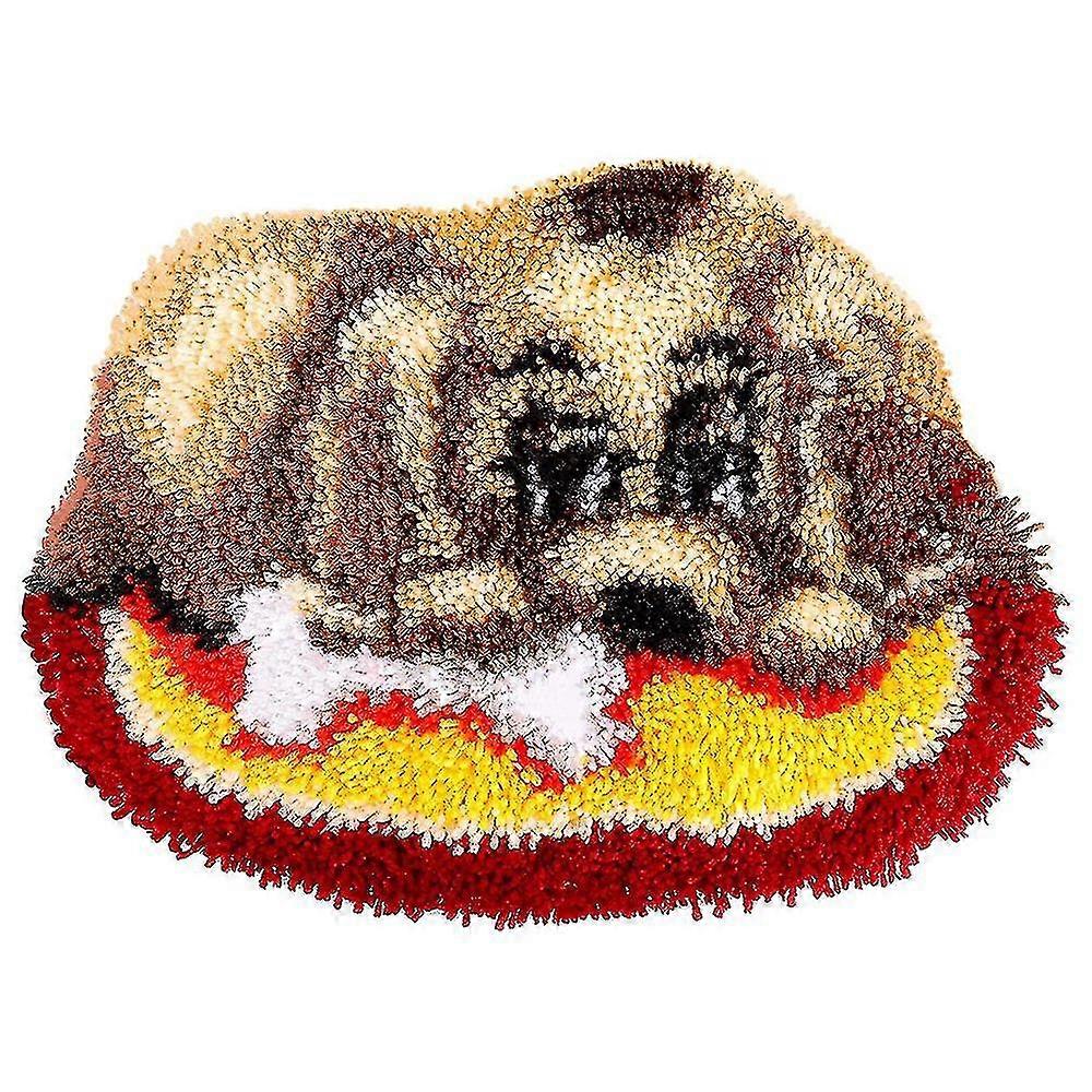 Hook Rug Kit Dog Animal Pattern Latch Hook Diy Rug Kits