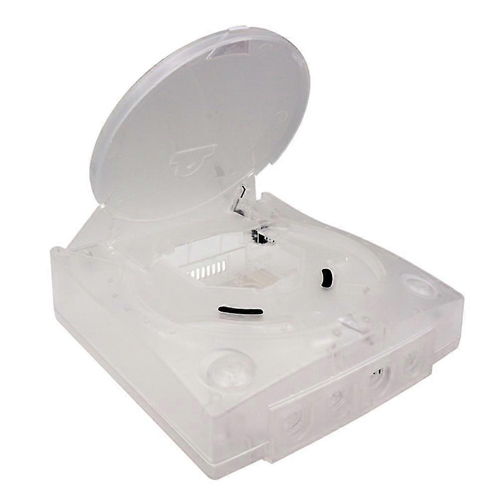 Replacement Plastic Shell Case For Dreamcast Dc Retro Video Game Console Boxes, Translucent White