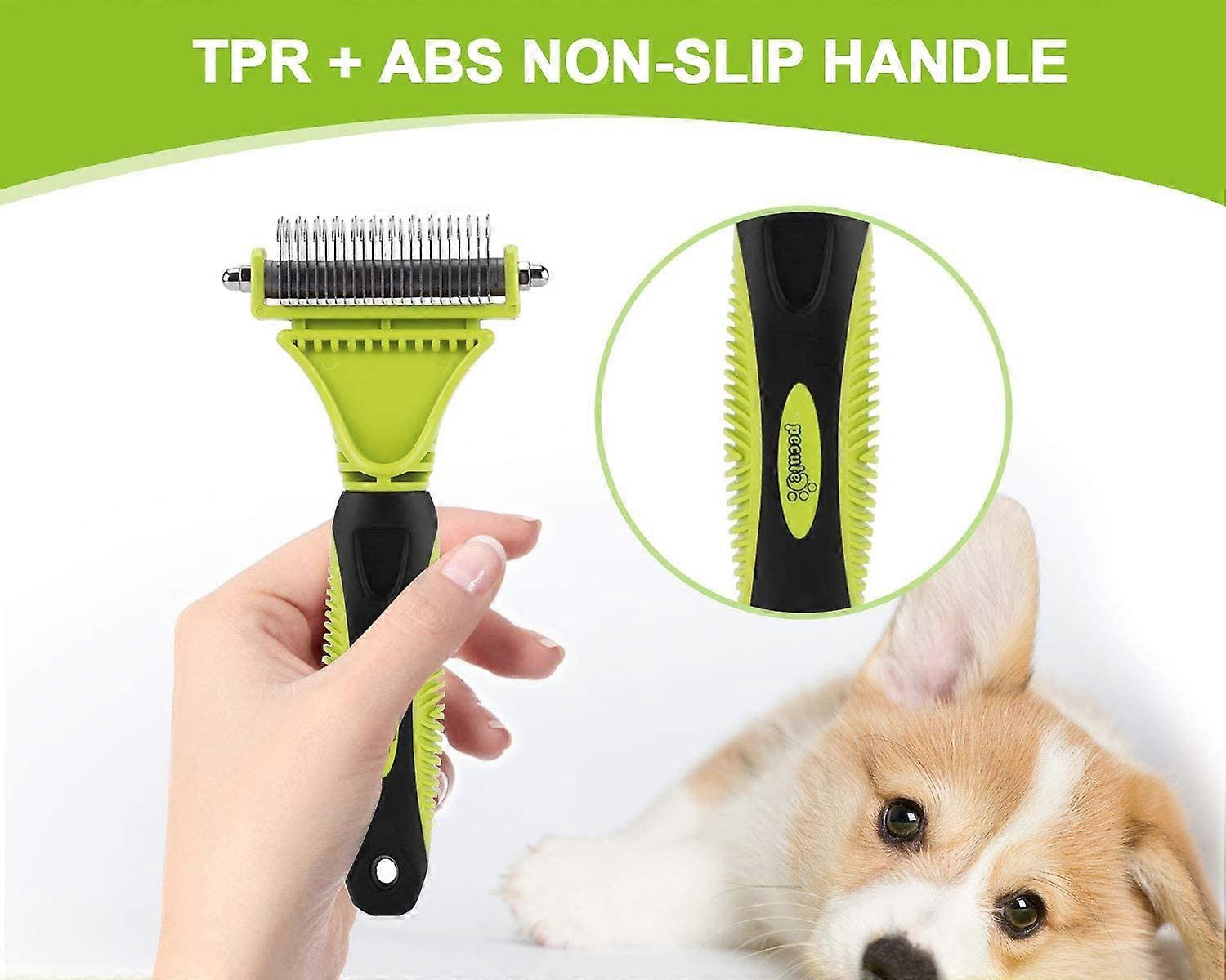 Grooming Dematting Comb Tool Kit - Double Sided Blade Rake Comb ...