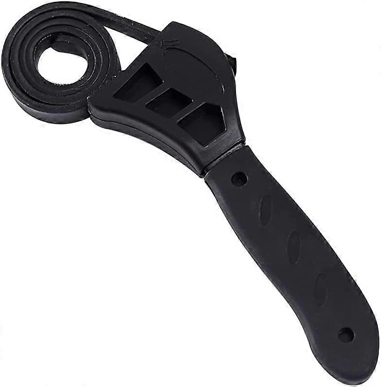 Strap Wrench,500mm Universal Oil Filter Wrench,Adjustable Spanner Rubber Adjustable Wrench,Nut Clamp Repair Tool Strap Wrench For Pot Lids Plumbers Re