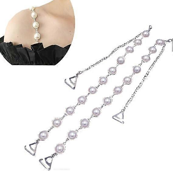 Adjustable Shoulder Straps Rhinestone Bra Straps Replacement for Bra Tops Dress3pair