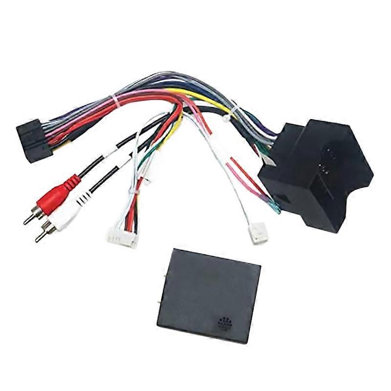 Car Audio 16PIN Power Cord Adapter Audio Harness with Canbus Box for B200/W211/ML// 2005-2011