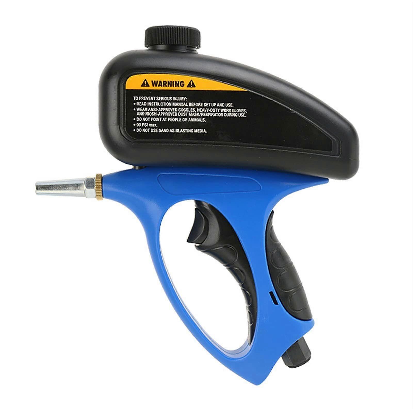 1pc Sand Blaster Abrasive Air-Powered Small Nozzle Anti-Rust Sandblasting Rust Remover Manual Sand Blaster For Home Improvement Auto Repair