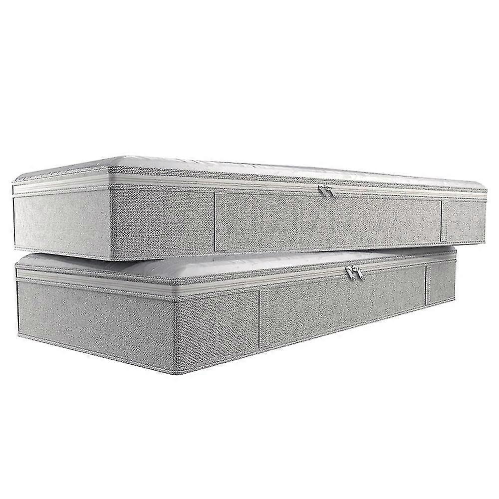 Foldable Under Bed Bags Large Under Bed Storage Boxes Thick Breathable Underbed Clothes Storage Bag