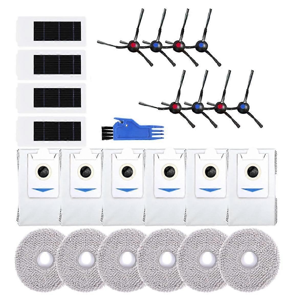 Deebot T30 / T30 Max / T30 Pro用アクセサリー ブラシ モップ クロス HEPAフィルター ダストバッグ 交換用スペアパーツ