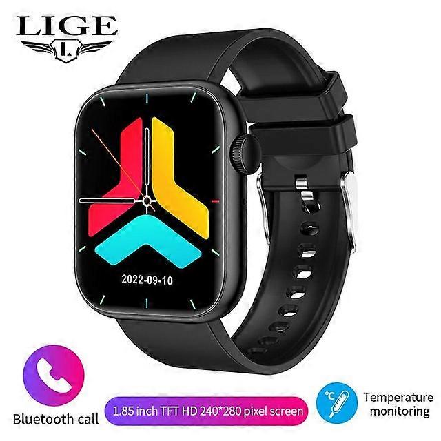 LIGE Smart Watch For Women Full Touch Screen Bluetooth Call Waterproof Watches Sport Fitness Tracker Smartwatch Lady Reloj Mujer sy