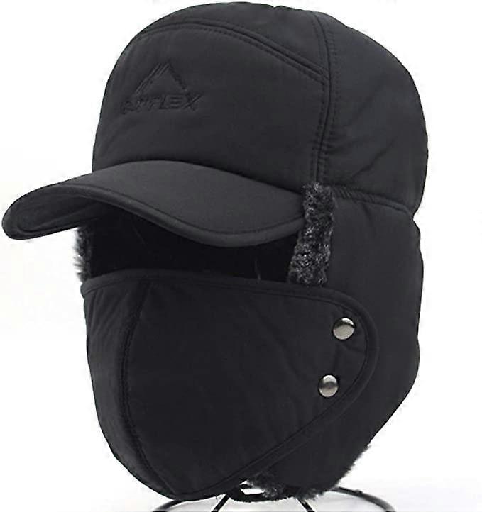Winter Hat with Ear Flaps Windproof Warm for Skating Cycling