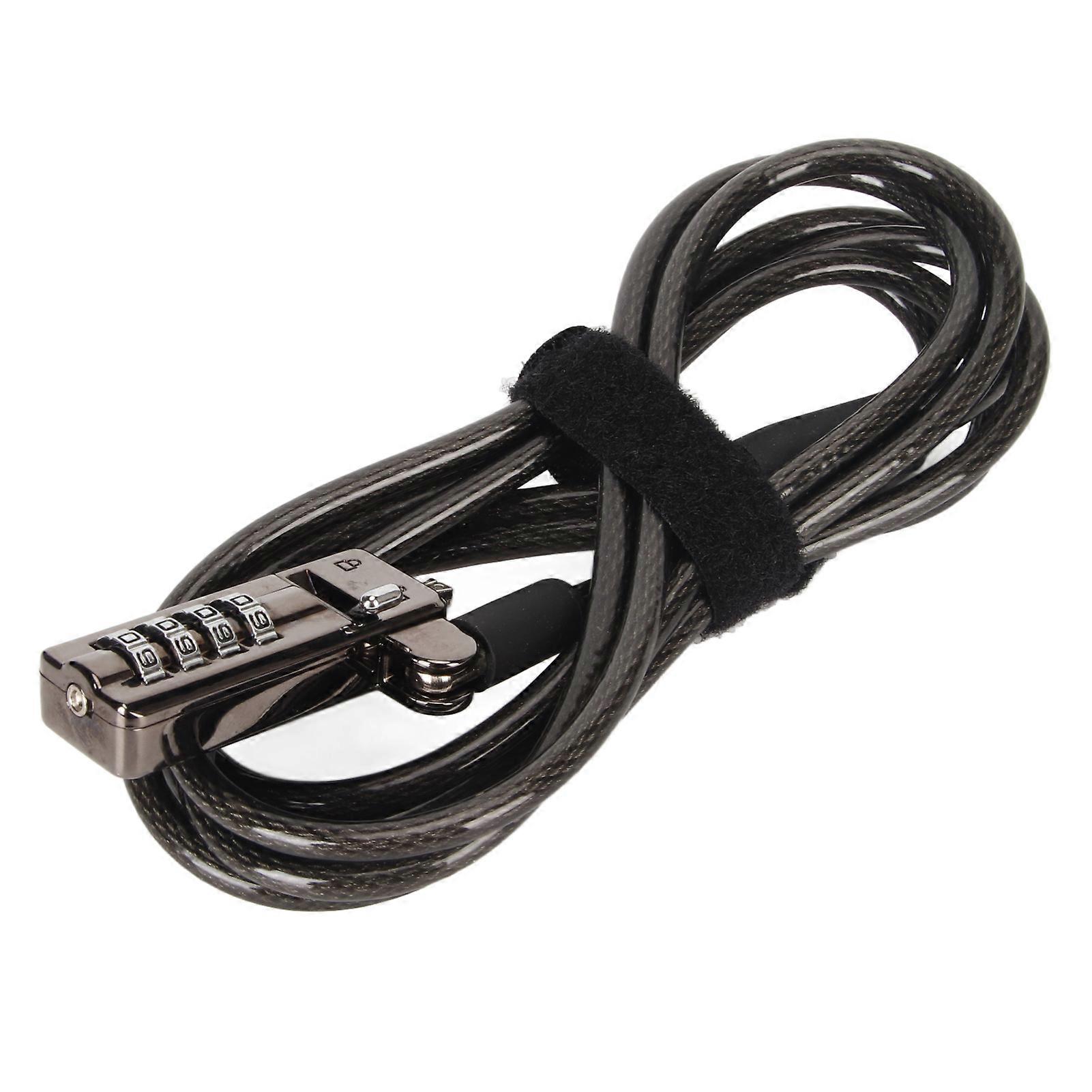 Laptop Lock 4 Digit Cipher Durable Portable Computer Security Cable with Lock for DELL