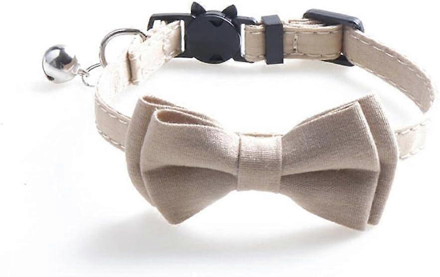 5pc Cat Collar with Bell and Adjustable Quick Release Safety Bow Tie for Pets Kitten