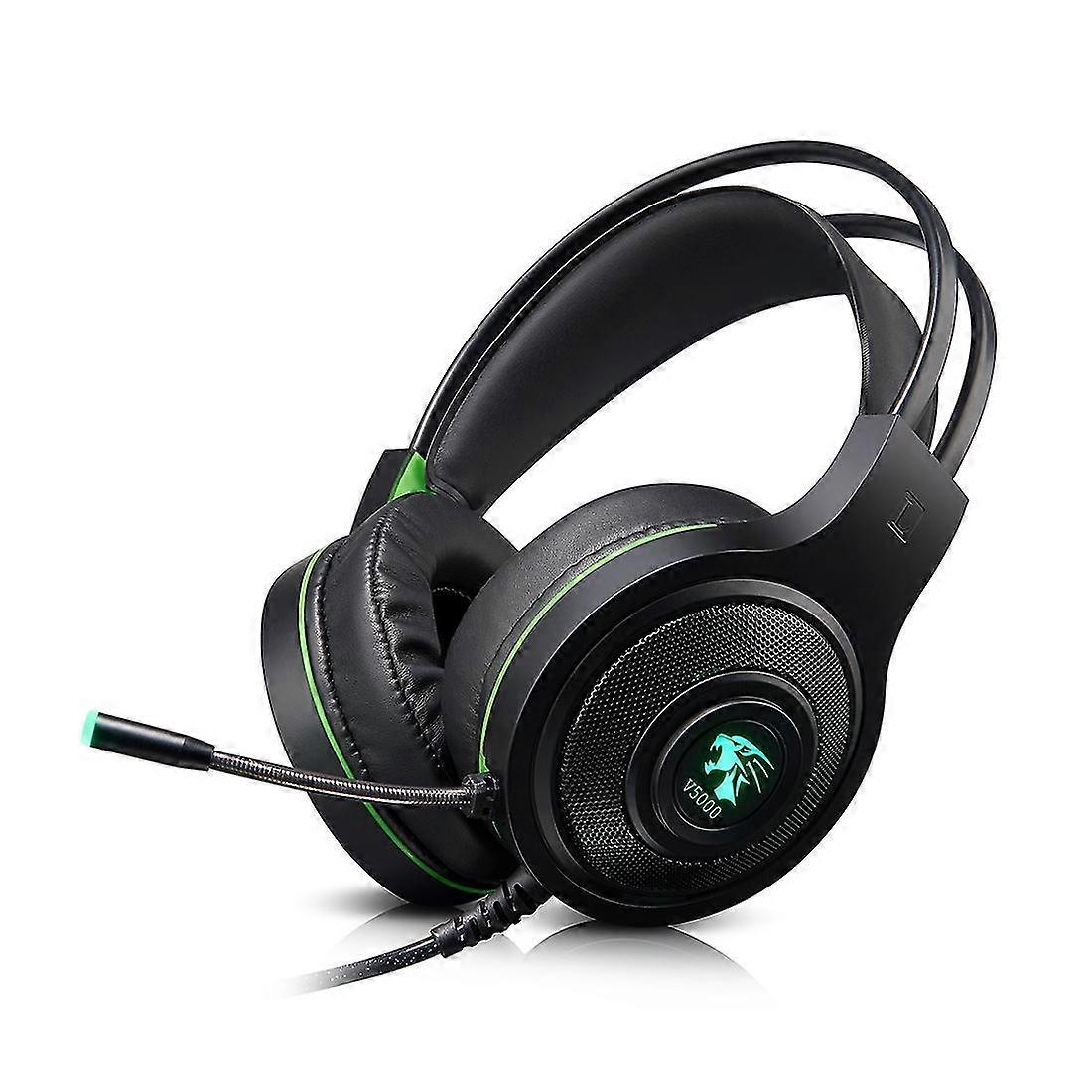 Hamtod V5000 Dual 3.5mm + USB Interface Wired Gaming Headset: Precision in Sound
