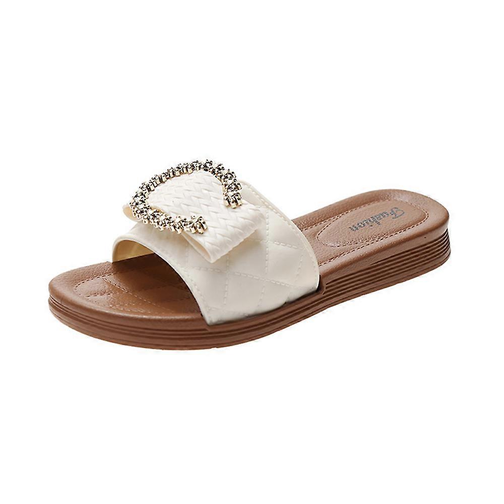 Summer Women's Slippers Non-Slip PVC Soft Sole Beach Sandals for Indoor Outdoor