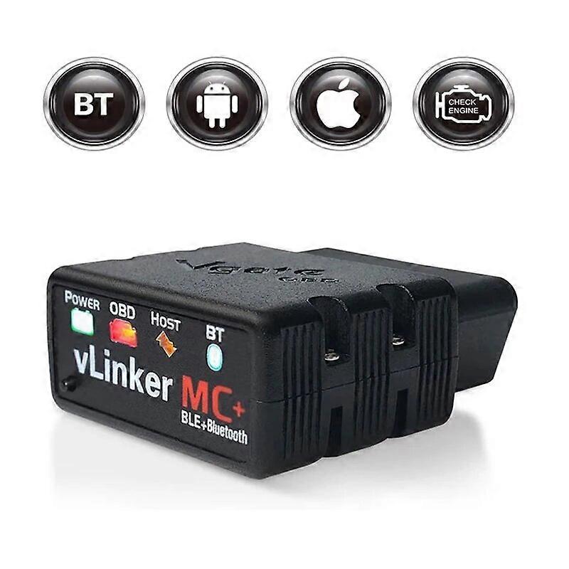 Vgate vLinker MC Bluetooth 4.0/3.0/WIFI ELM327 OBD2 Car Code Reader, OBD-II Diagnostic Scanner for iOS, Android