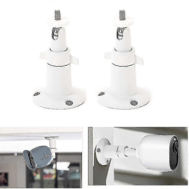 Cam Bracket Camera Mount Adjustable Indoor Outdoor Security Metal Wall Mount 2 Pack