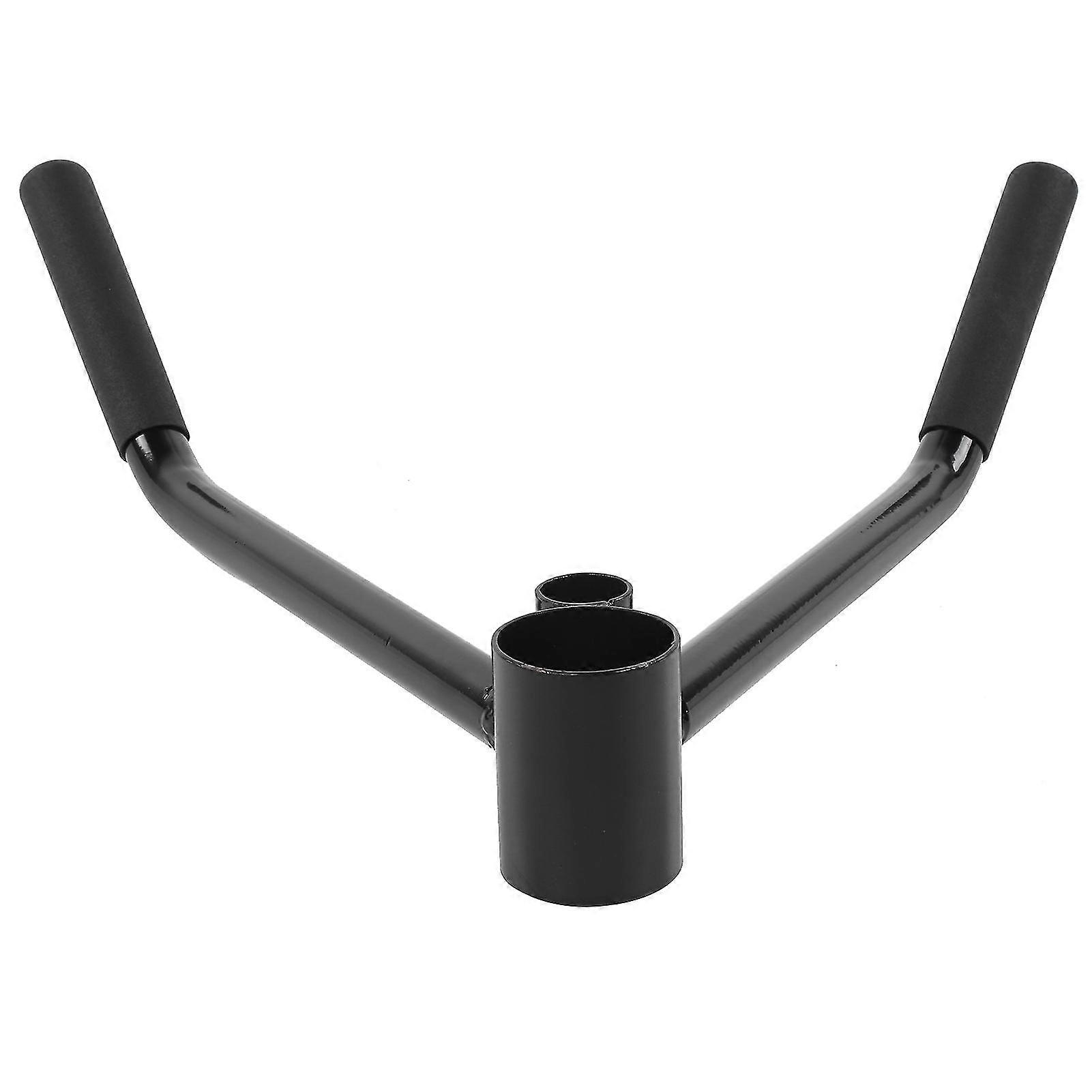 Barbell Steel Handle T-Bar Pulley System for Core Strength Workout - Gym Accessories