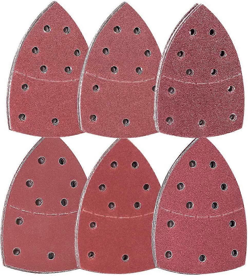 60Pcs Sanding Sheets, Iave Hook And Loop Mouse Sander Pads Sander Paper