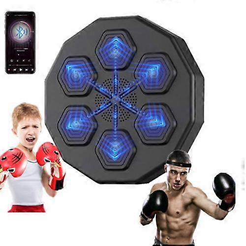 Smart Boxing Machine, Wall Mounted Punching Machine with Bluetooth Connection, Music Boxing Training Target