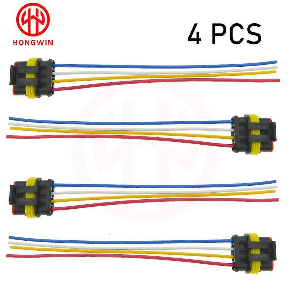 4PIN Universal Car power connector way 1.5 series Male 282088-1 Automotive Sealed Waterproof Auto Plug For Chery QQ S21-1106610 Fuel Pump