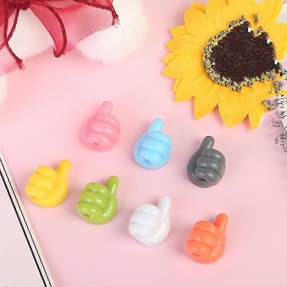 7 Pcs Wall Hanging Hook Multi-Function Storage Hook Wire Data Cable Rack Thumb Hook