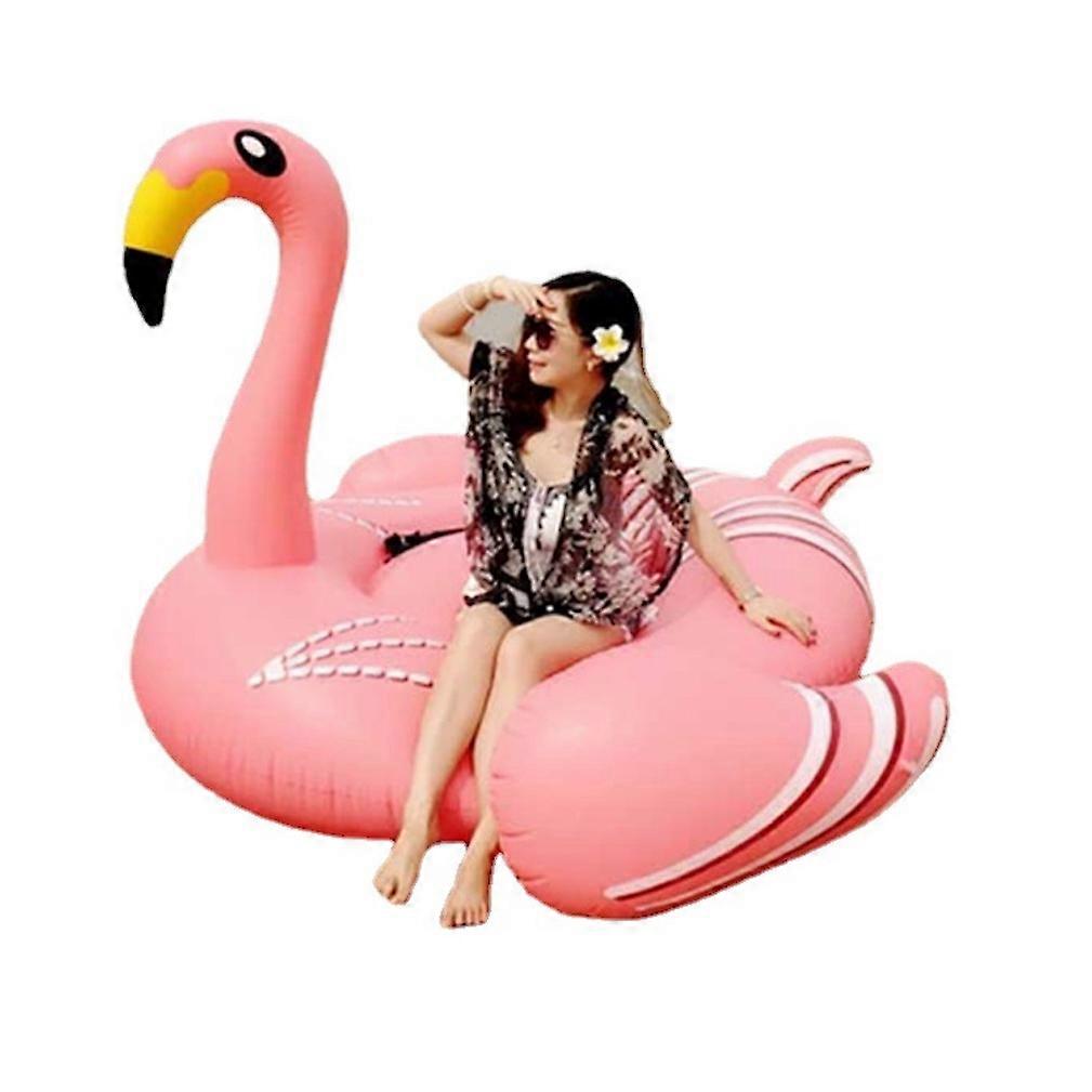 Pink Flamingo Rid On Swim Float Inflatable Pool Float for Adults